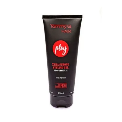 Tommy G Gel Μαλλιών Play Extra Strong Tube 200ml