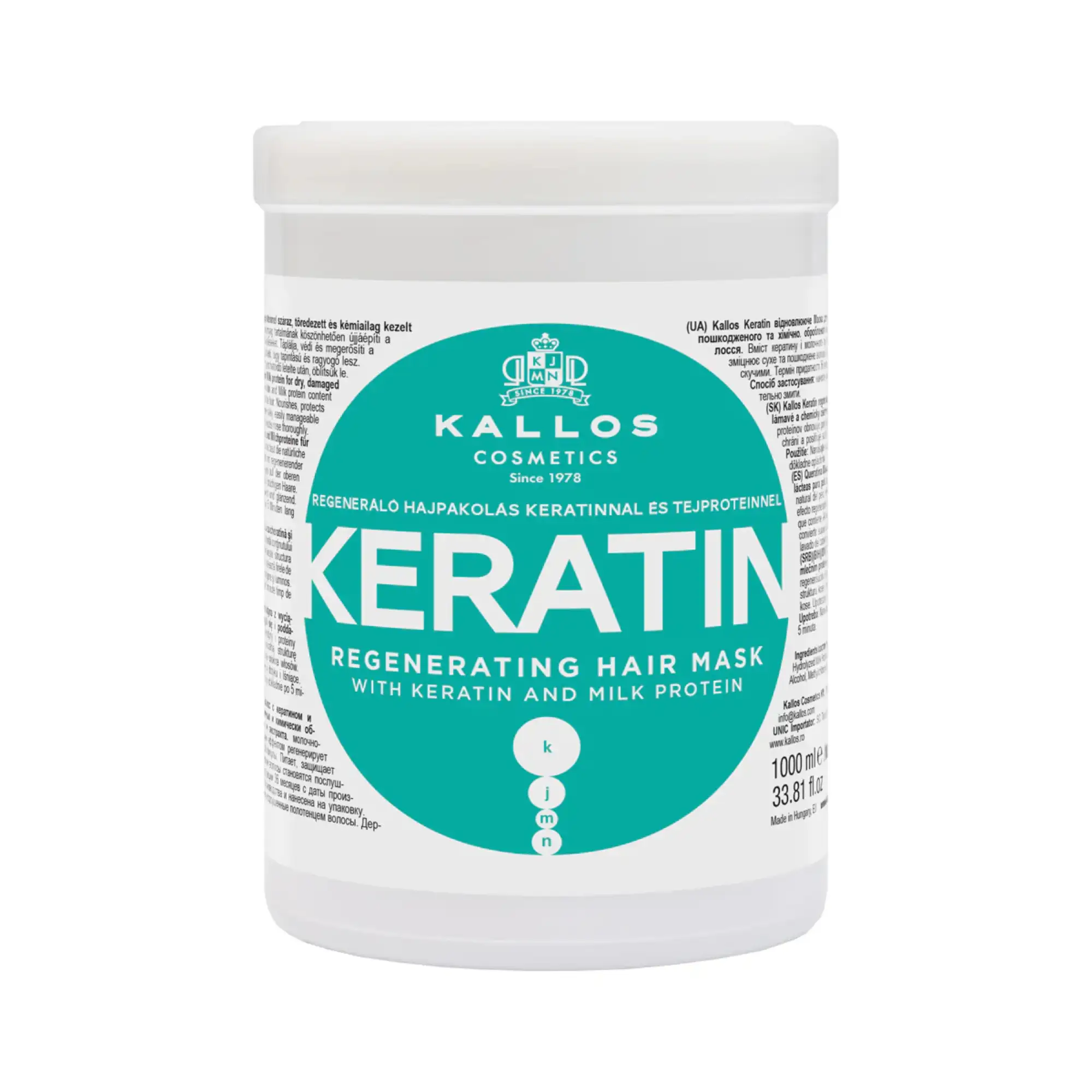 Kallos Keratin Hair Mask 1000ml