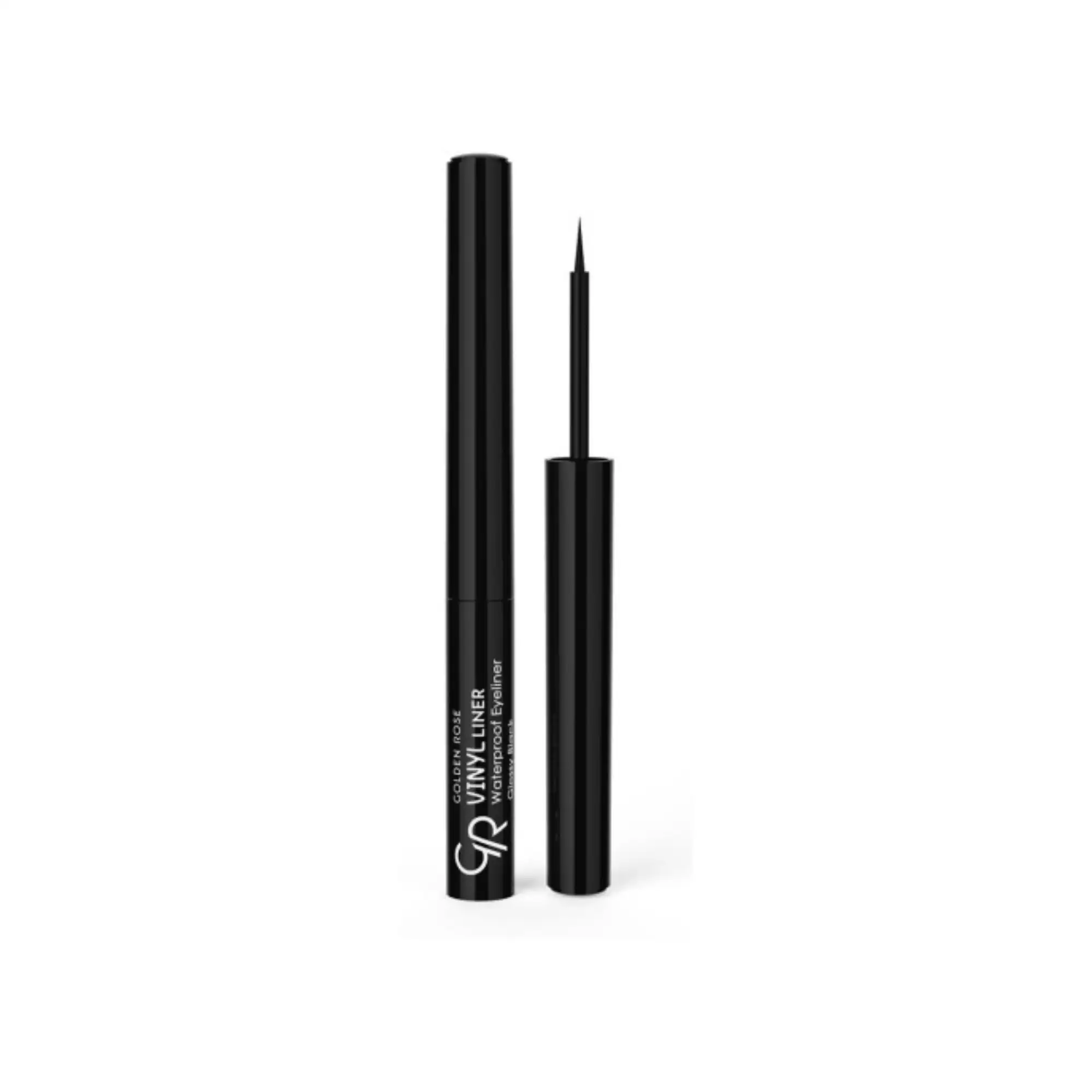 Το Golden Rose Vinyl Liner W/P Eyeliner Glossy Black προσφέρει έντονο, αδιάβροχο αποτέλεσμα με μοναδική γυαλιστερή λάμψη “βινυλίου”.