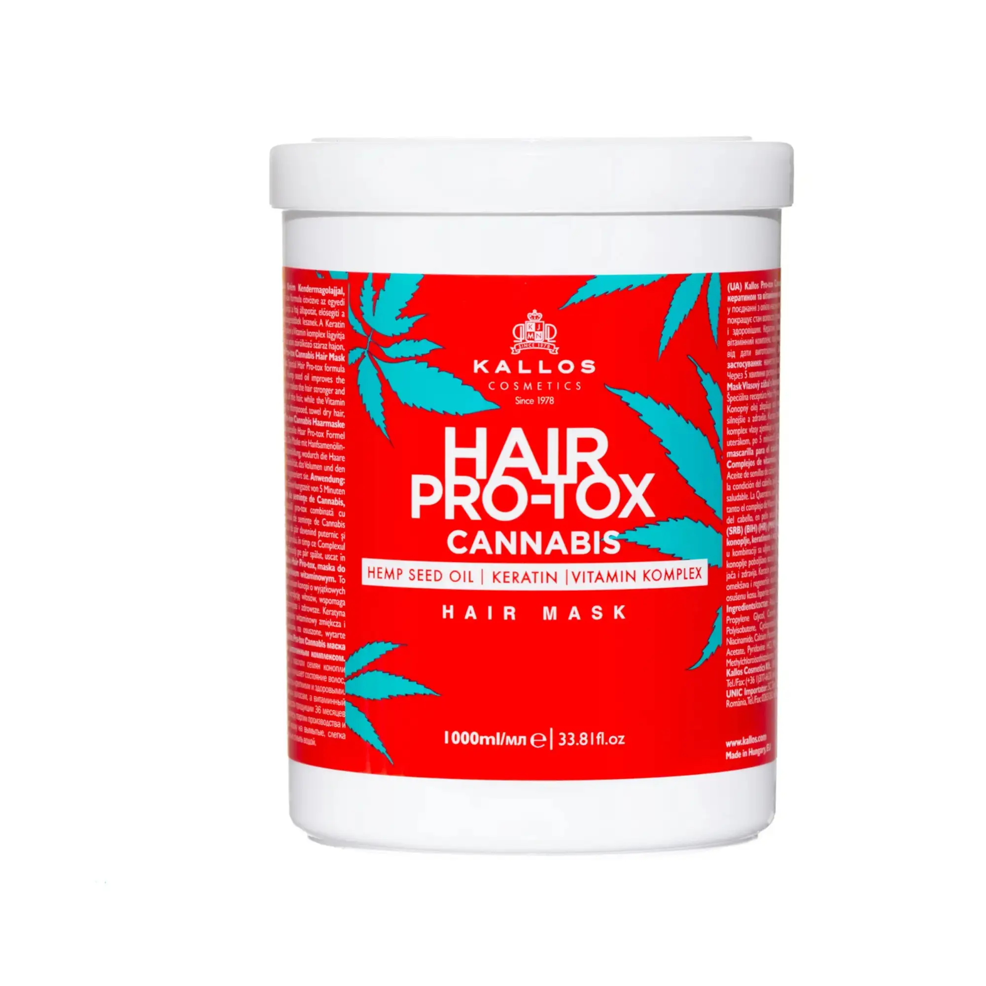 Kallos Hair Pro-Tox Cannabis Hair Mask