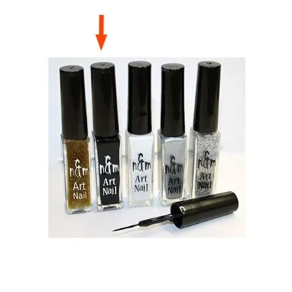Nails & More Ραπιδογράφος Μαύρο 9ml