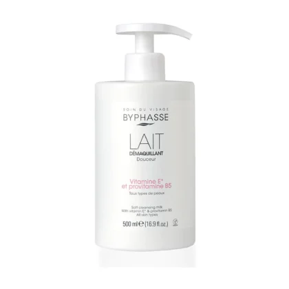 BYPHASSE Soft Cleansing Milk Face & Eyes 500ml (Pump)