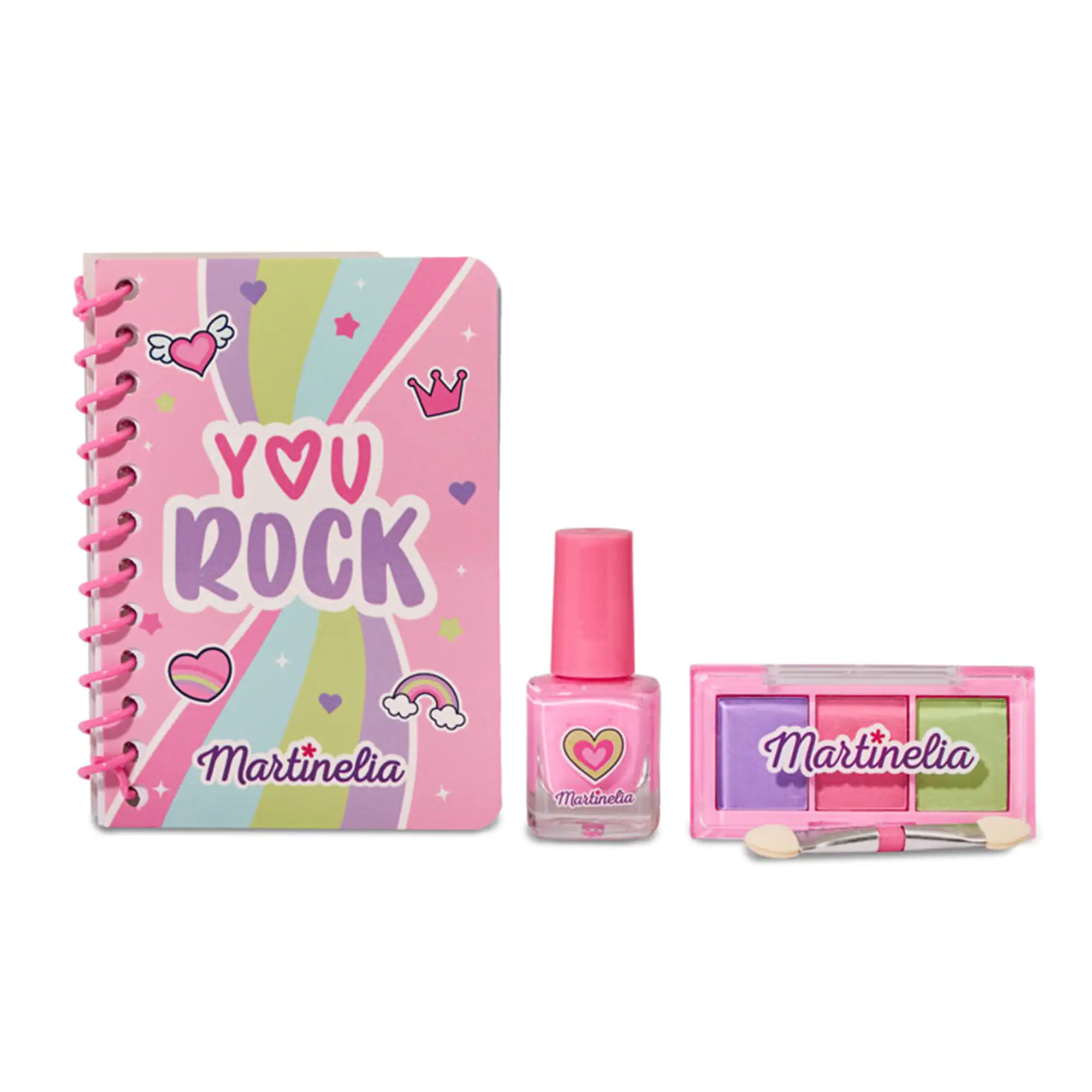 Martinelia Παιδικό Σετ Μακιγιάζ Supergirl Notebook & Beauty Set