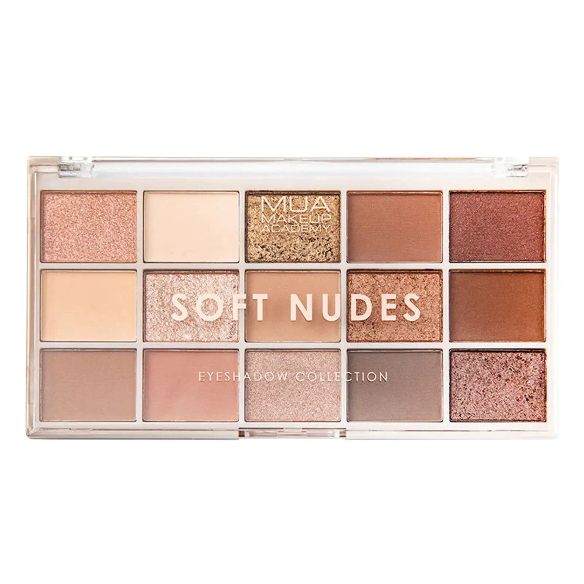 MUA Παλέτα Σκιών 15 Shade Soft Nudes 12gr