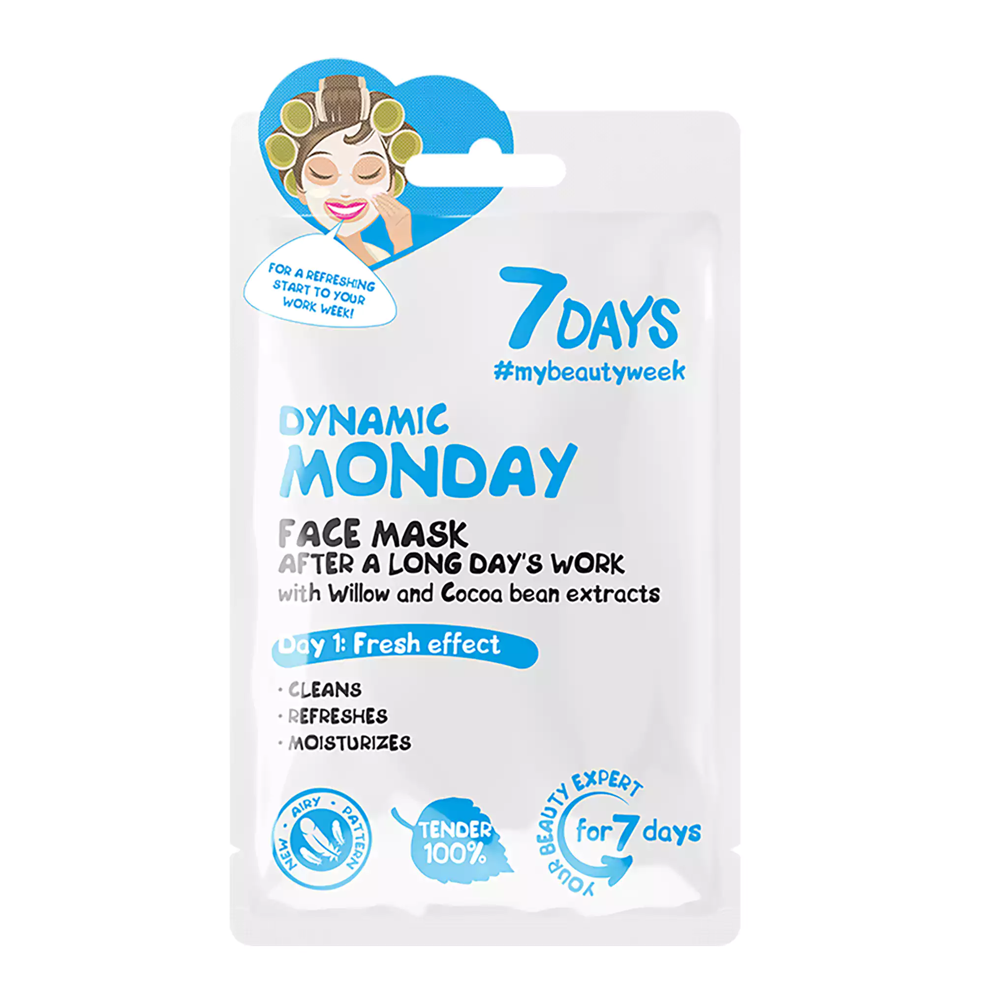 7days Μάσκα Προσώπου Dynamic Monday 28gr