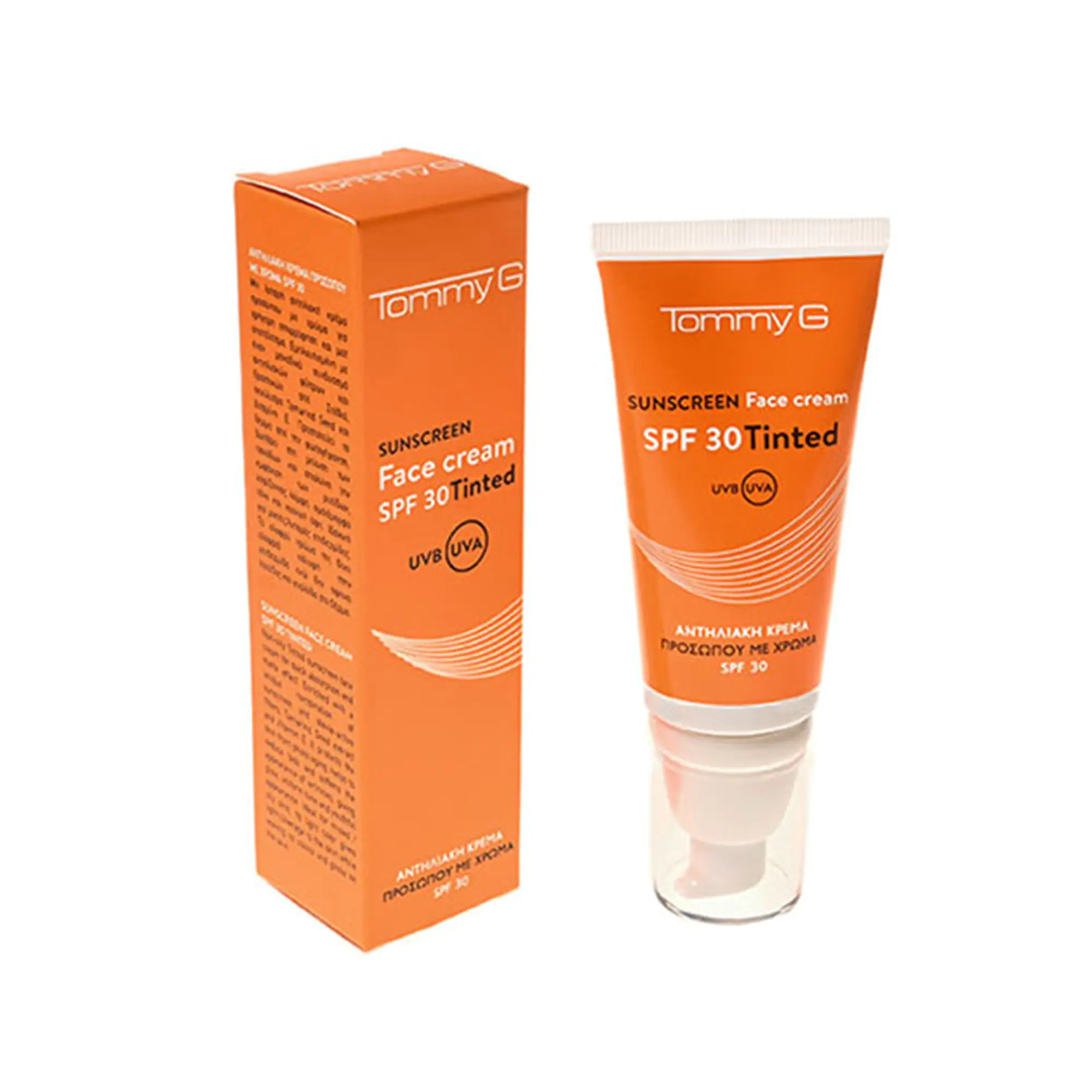 Tommy G Αντηλιακή Κρέμα Προσώπου Sunscreen Tinted SPF30 50ml