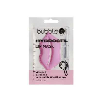 Bubble T Hydrogel Μάσκα Χειλιών με Βιταμίνη Ε & Πράσινο Τσάι