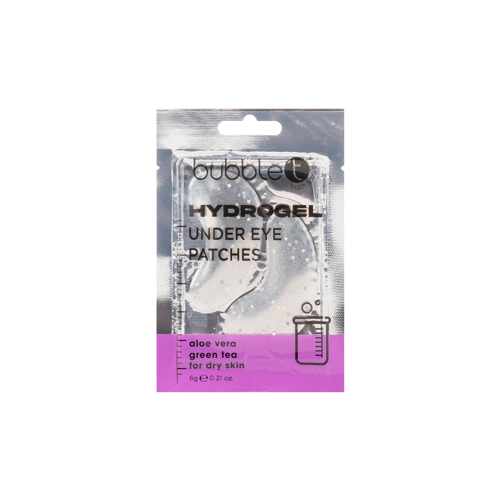 Bubble T Hydrogel Under Eye Patches Aloe Vera & Green Tea