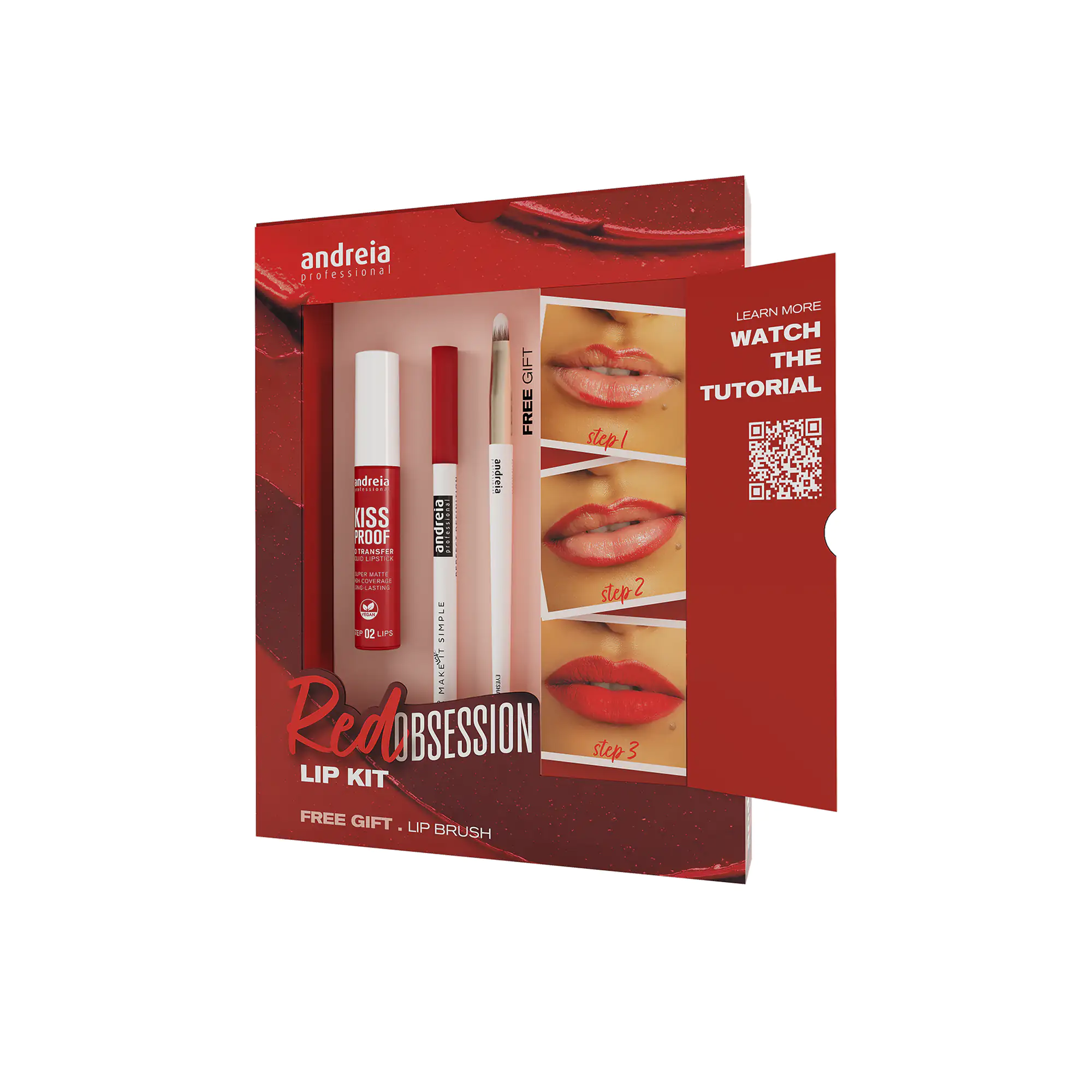 Andreia Red Obsession Lip Kit - Image 2