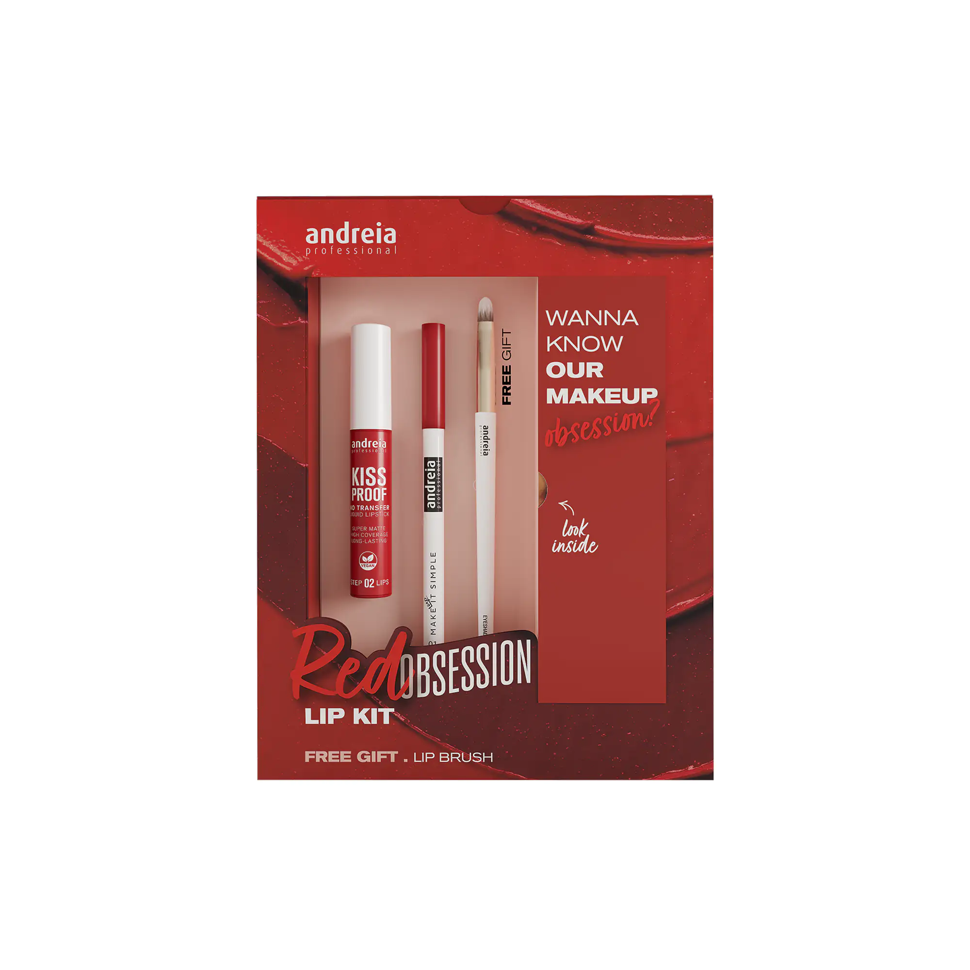 Andreia Red Obsession Lip Kit
