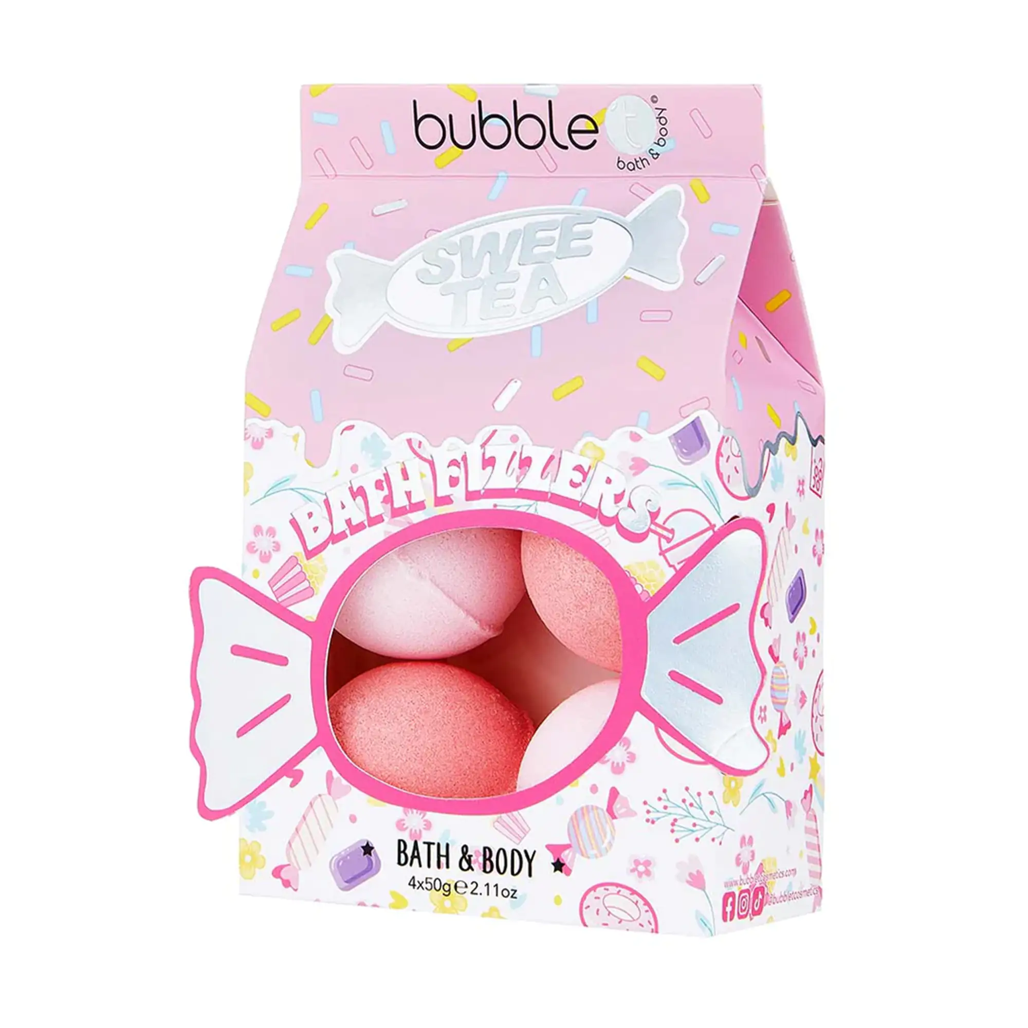 Bubble T Σετ Δώρου Sweetea Bath Fizzer