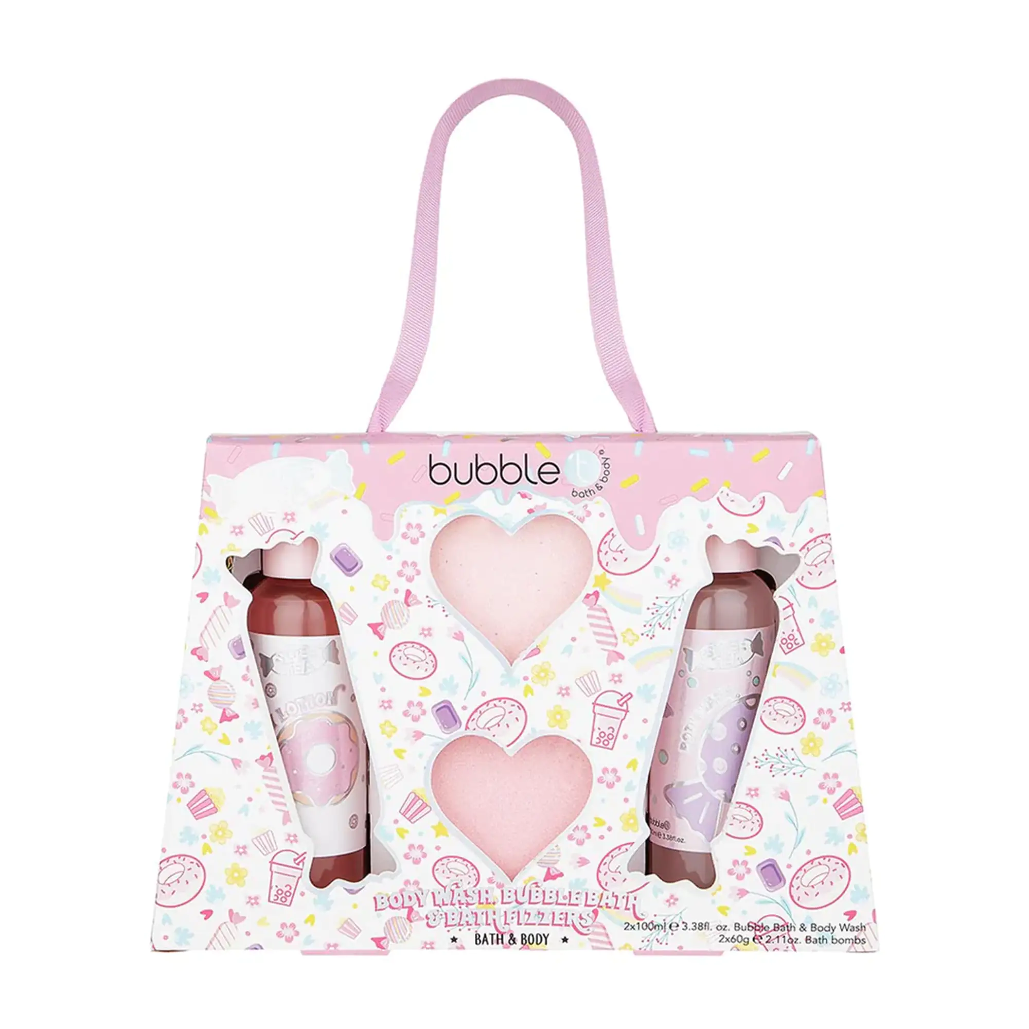 Bubble T Sweetea Bubble Bath, Shower Gel & Bath Fizzer