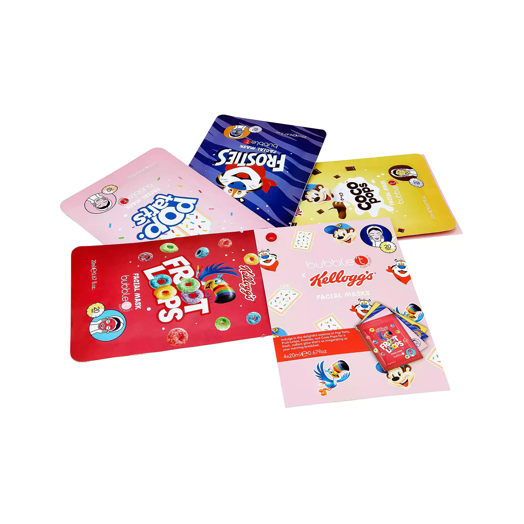 Bubble T Σετ Δώρου Kellogg's Masking Set 4x20ml - Image 2