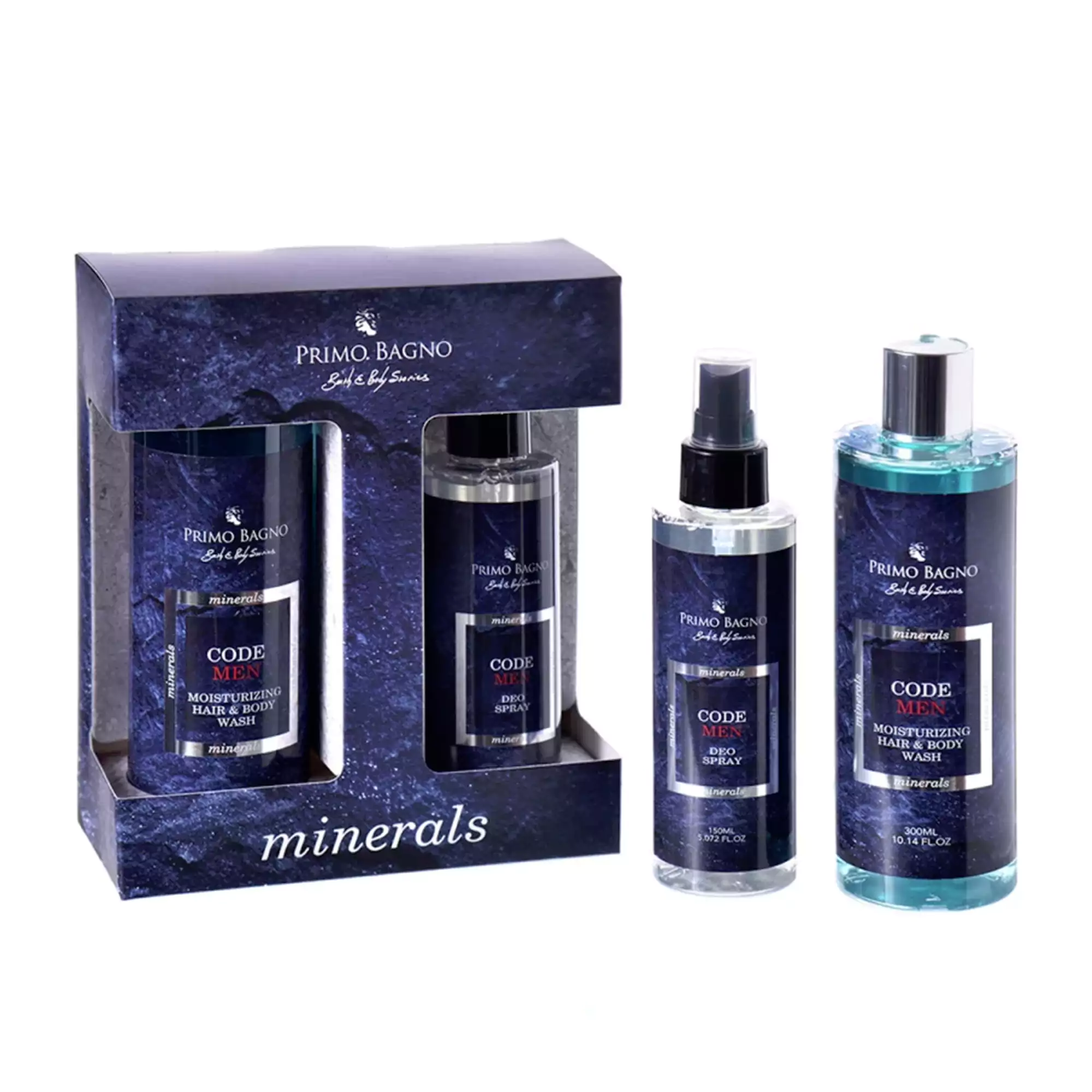 Primo Bagno Σετ Δώρου Duo Code Men Αφρόλουτρο 300ml & Deo Spray 150ml