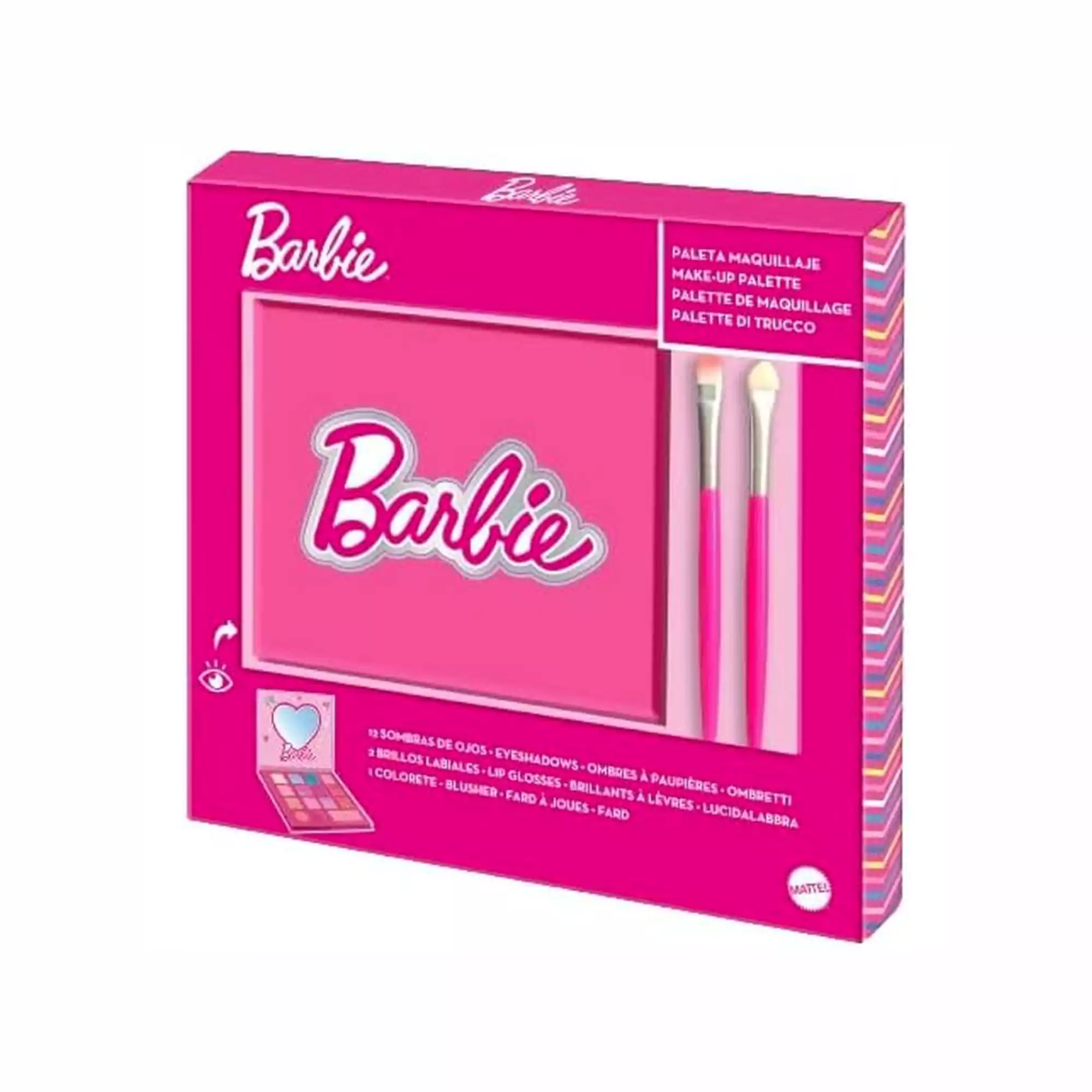 Barbie Make Up Palette & Brushes Gift - Image 2