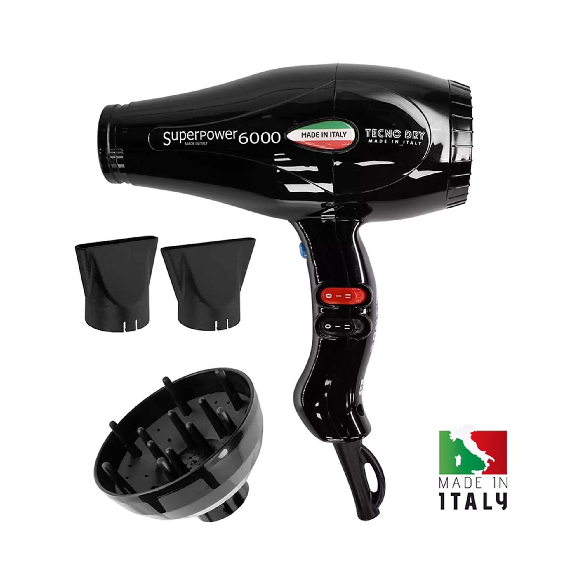 TECNO DRY Επαγγελματικό Σεσουάρ 2500W Superpower 6000 - Image 2