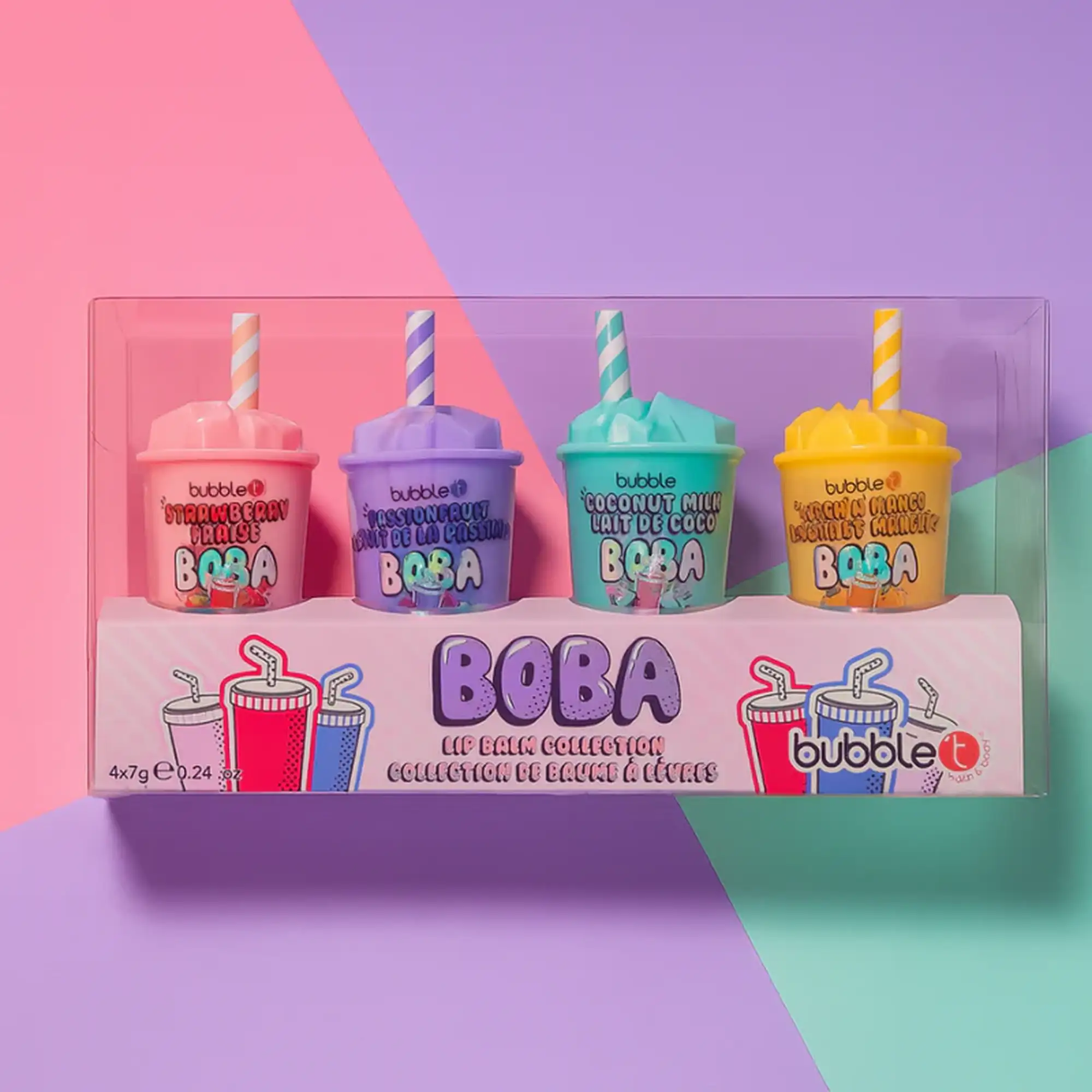Bubble-T Boba Tea Lip Balm Collection Gift Set