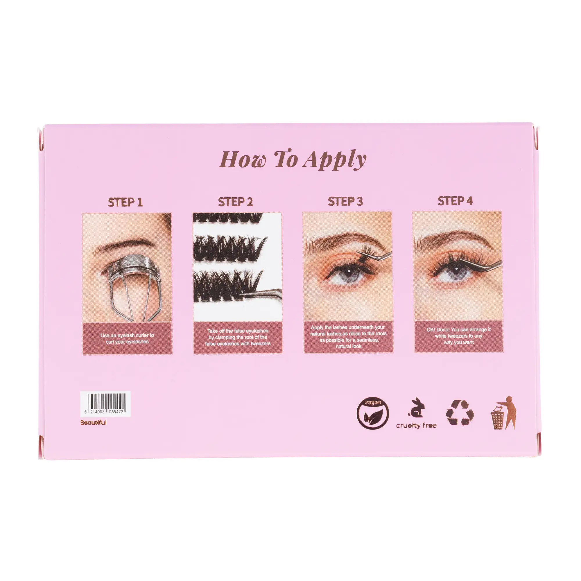 Emmanouela Press-on Lashes - Beautiful