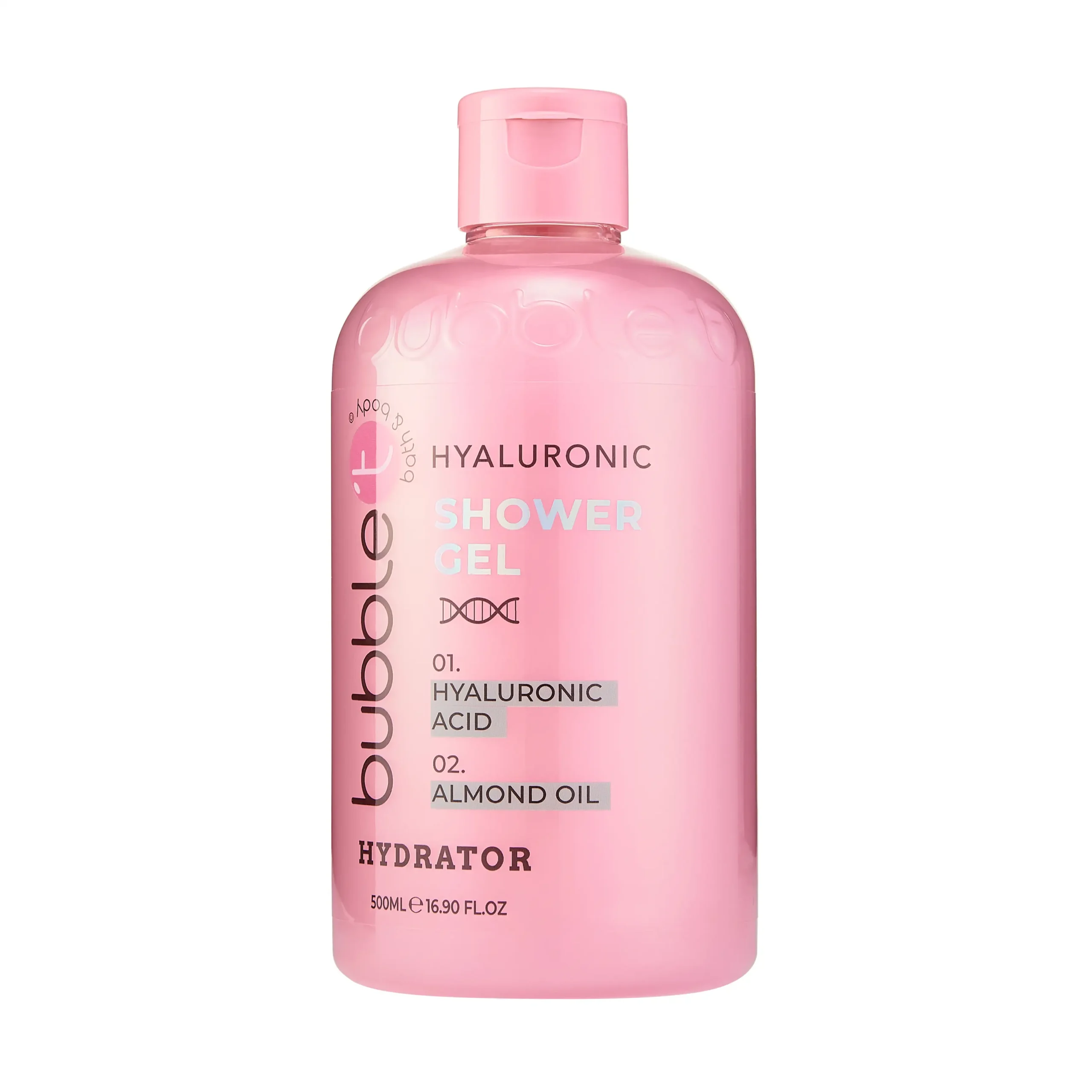 Bubble T Hyaluronic Acid & Almond Oil Shower Gel 500ml