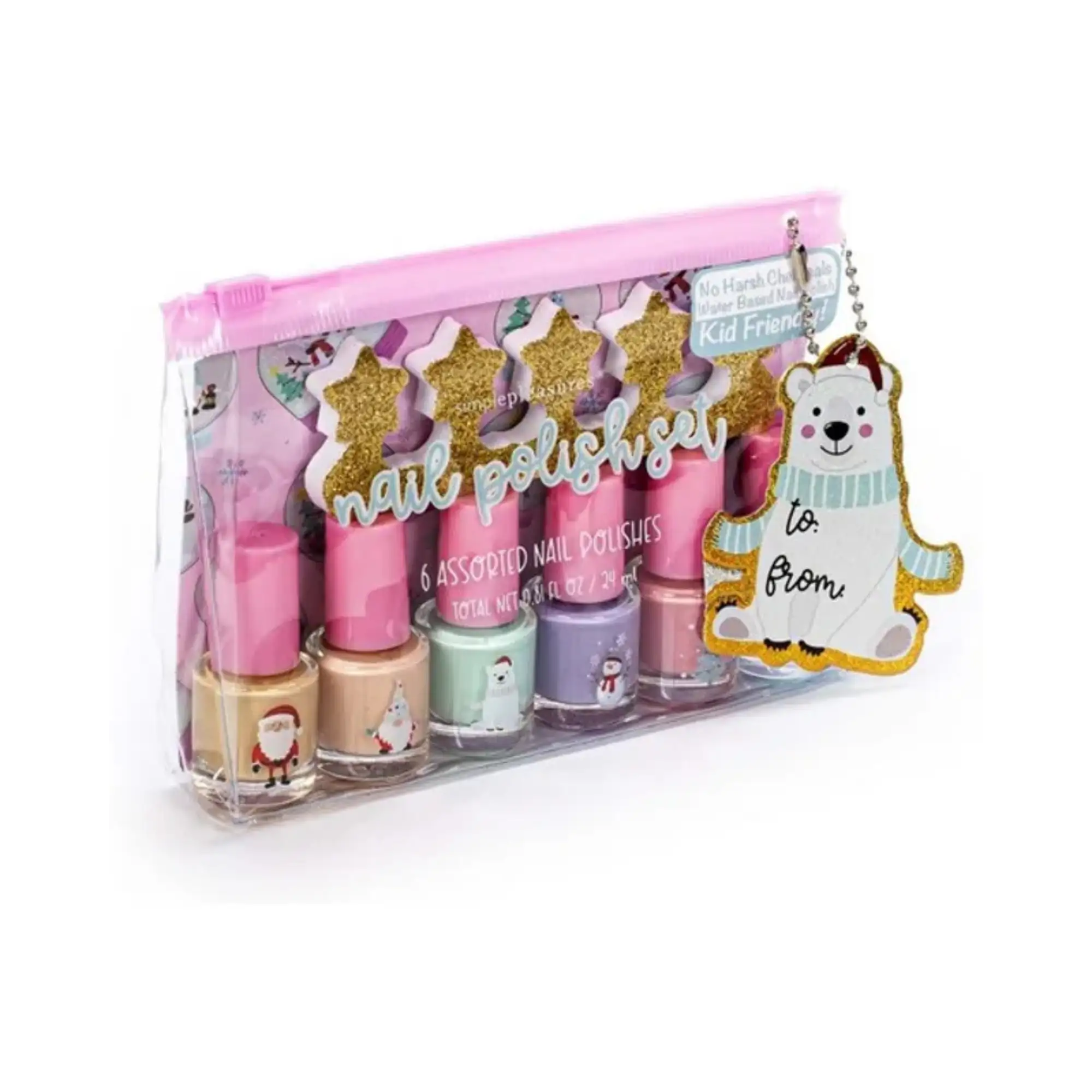 Simple Pleasures Xmas Set Manicure Pedicure 6τμχ