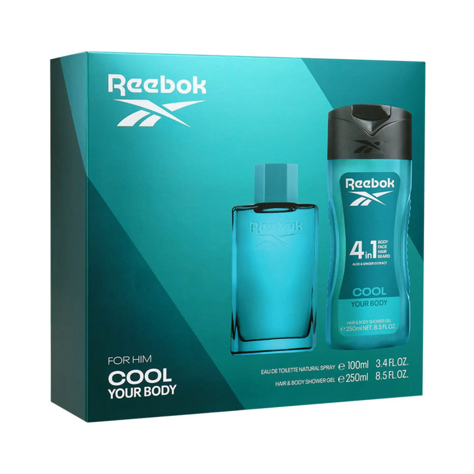 Reebok Cool Set EDT 100ml & Shower Gel 200ml