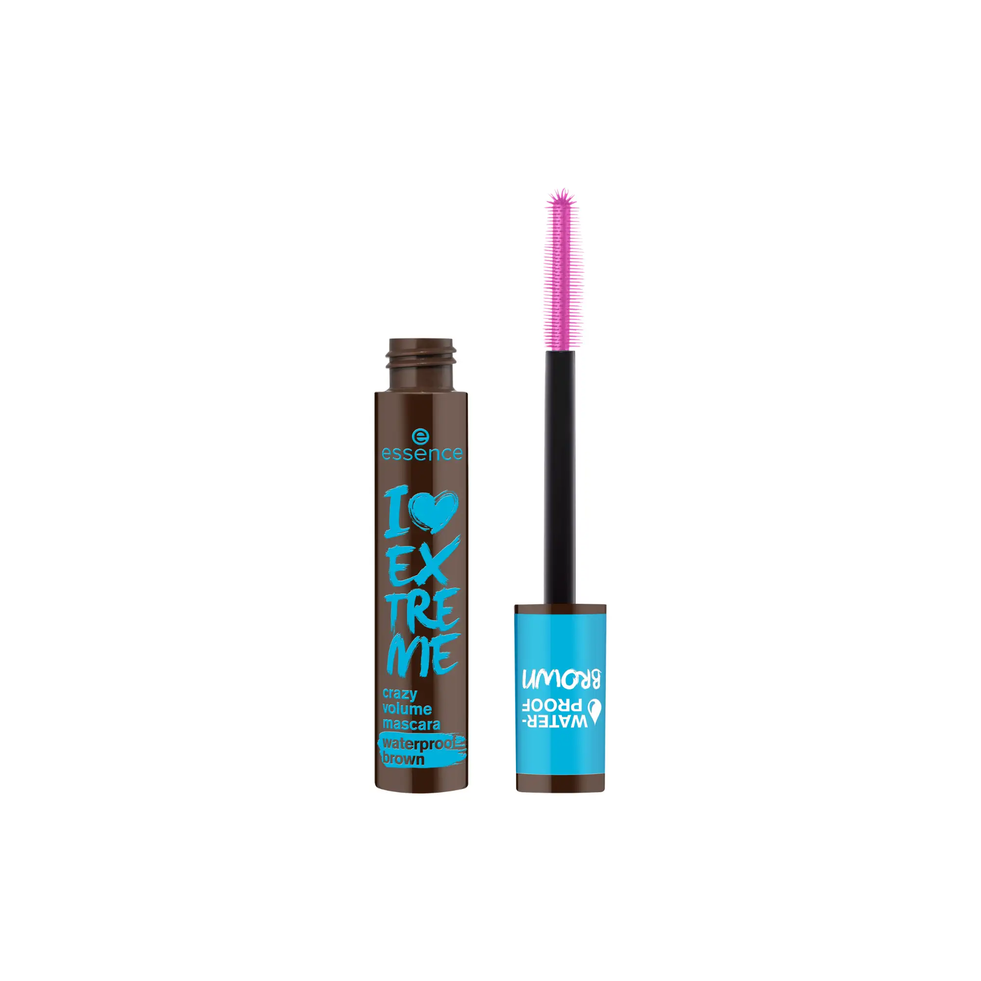 Essence I Love Extreme Volume Mascara Waterproof Brown 01 12ml