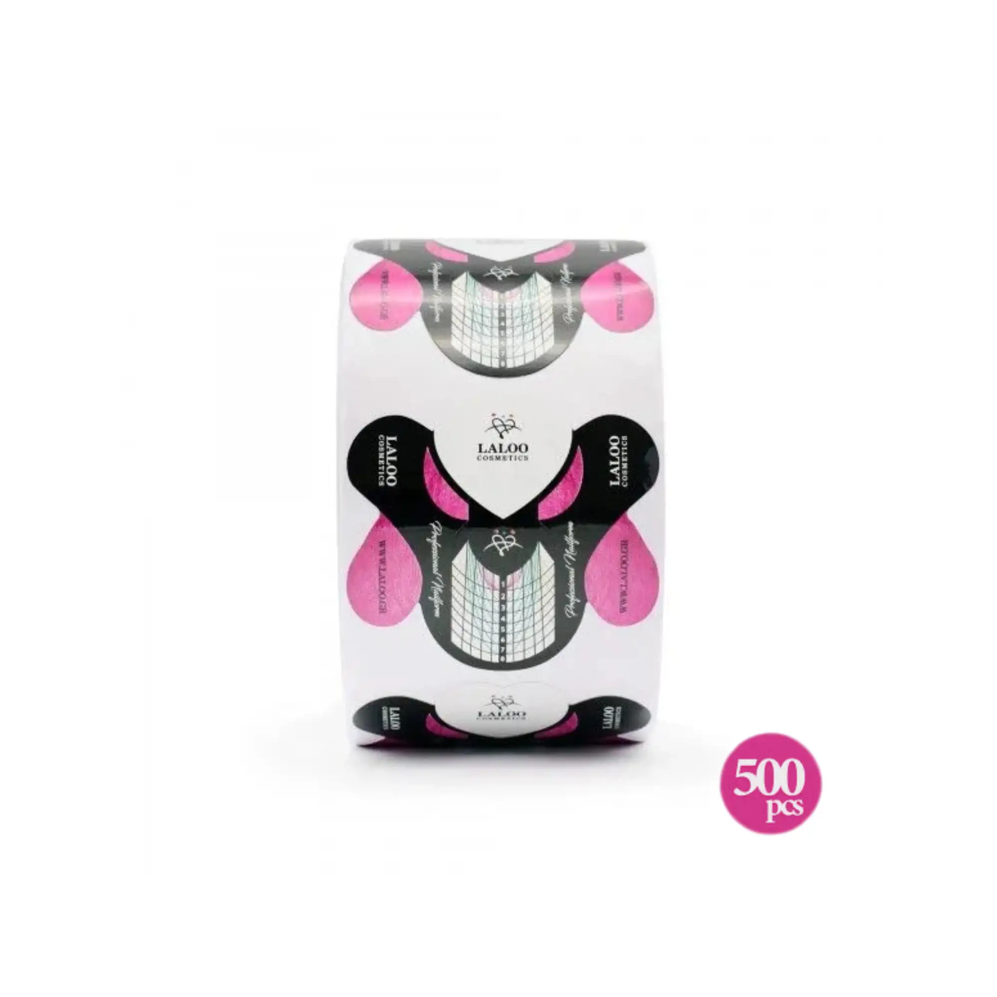 Laloo Professional Nail Forms Fuchsia 500pcs - Image 3