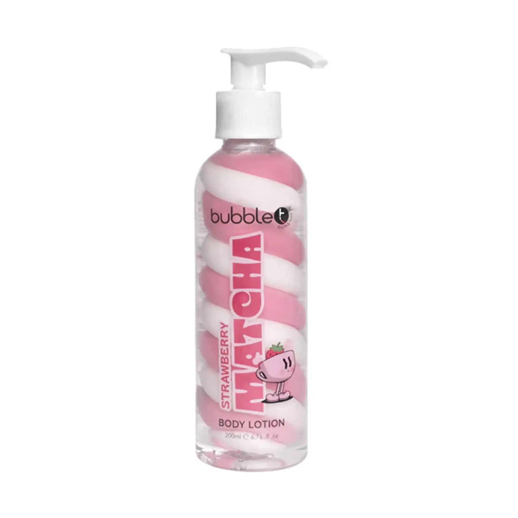 Bubble T Swirl Body Lotion Strawberry 200ml