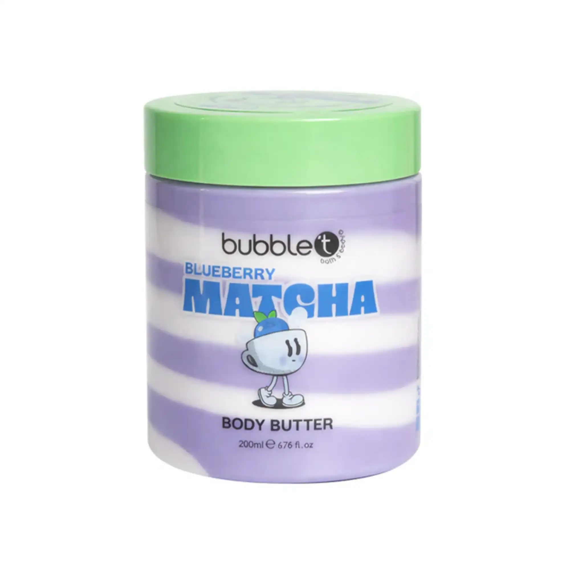 Bubble T Swirl Body Butter Blueberry 200g