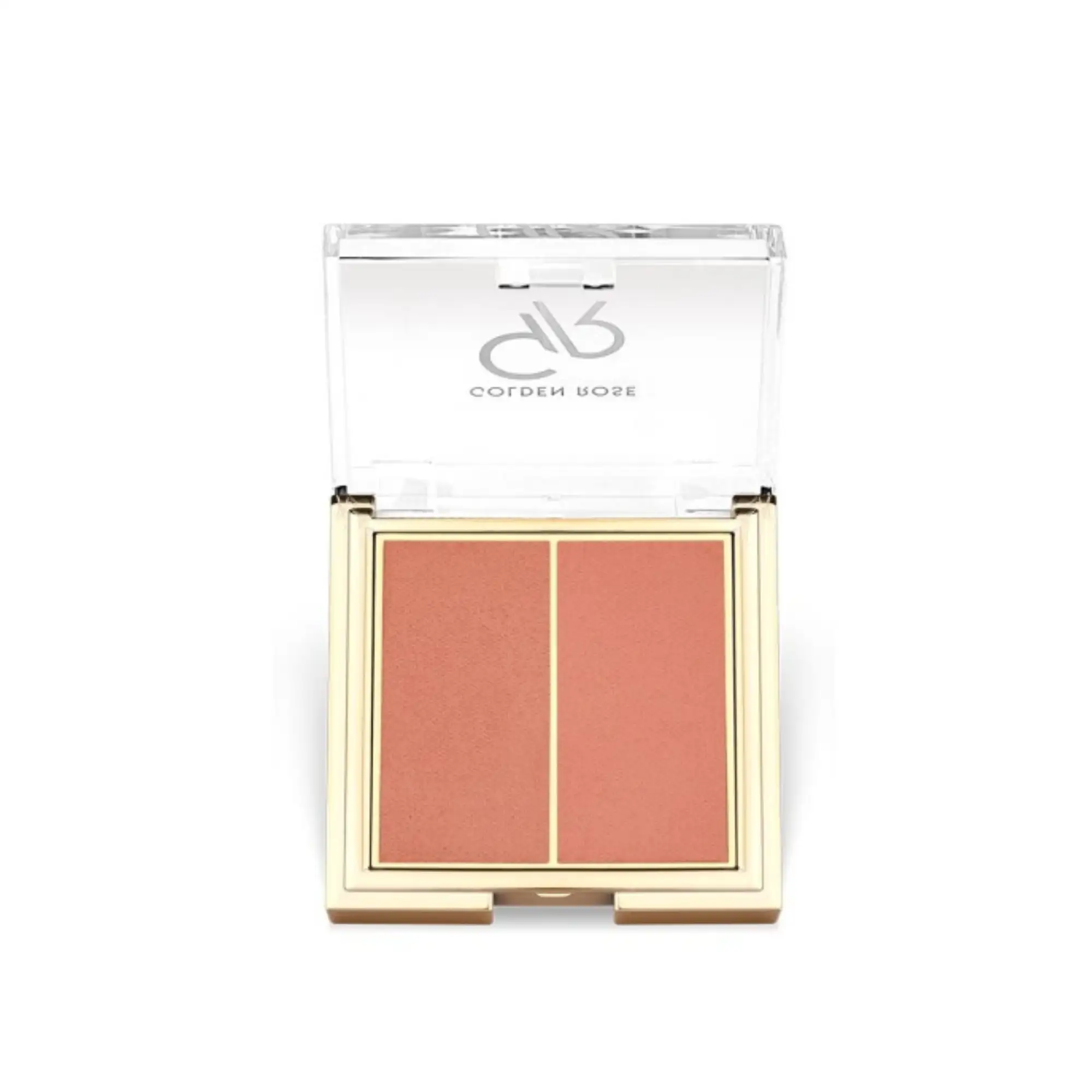 Golden Rose Iconic Blush Duo No 02 Peachy Coral No 04 Soft Pink 6gr