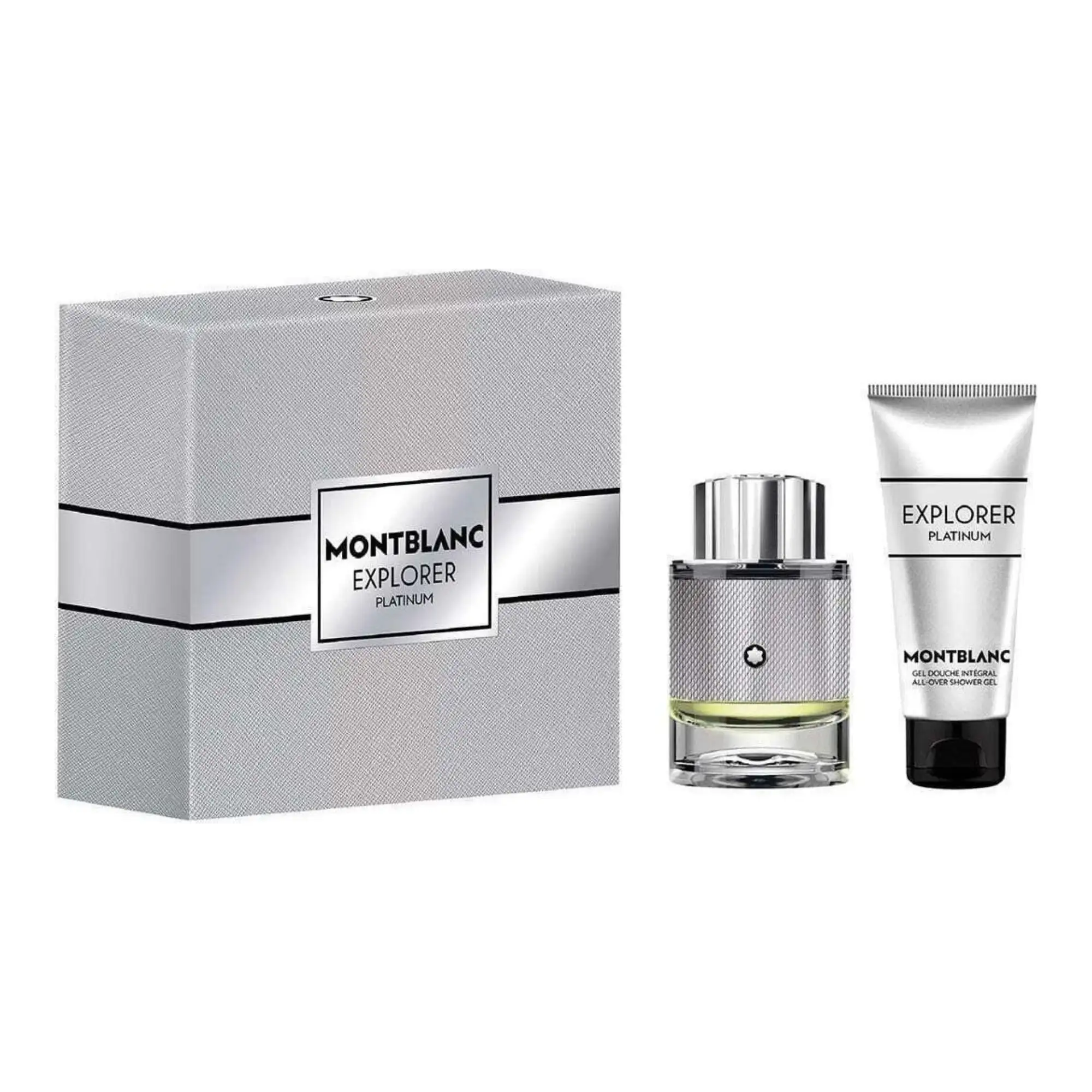 Mont Blanc Explorer Platinum Gift Set EDP 60ml & Shower Gel 100ml