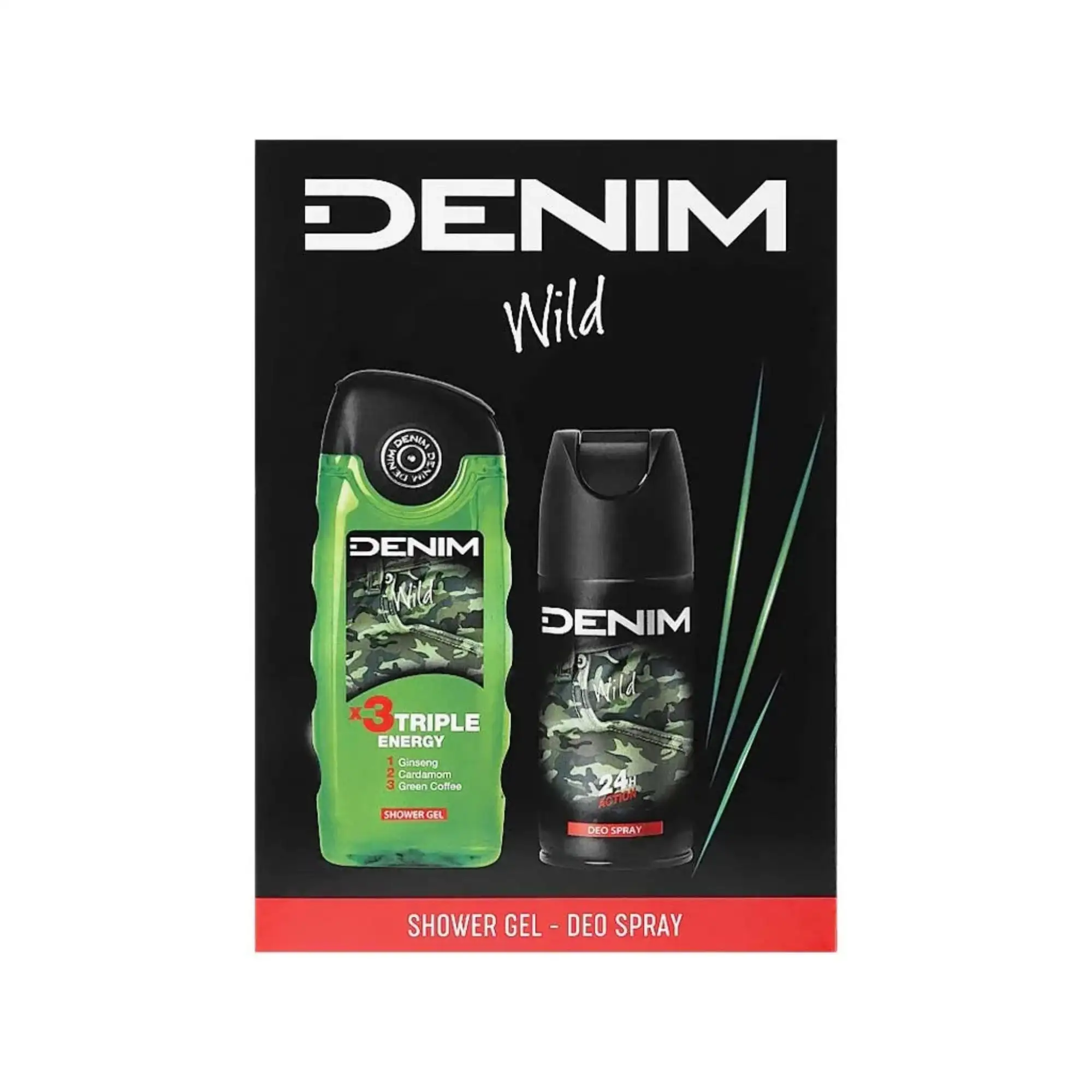 Denim Set Wild Shower Gel 250ml & Deo 150ml