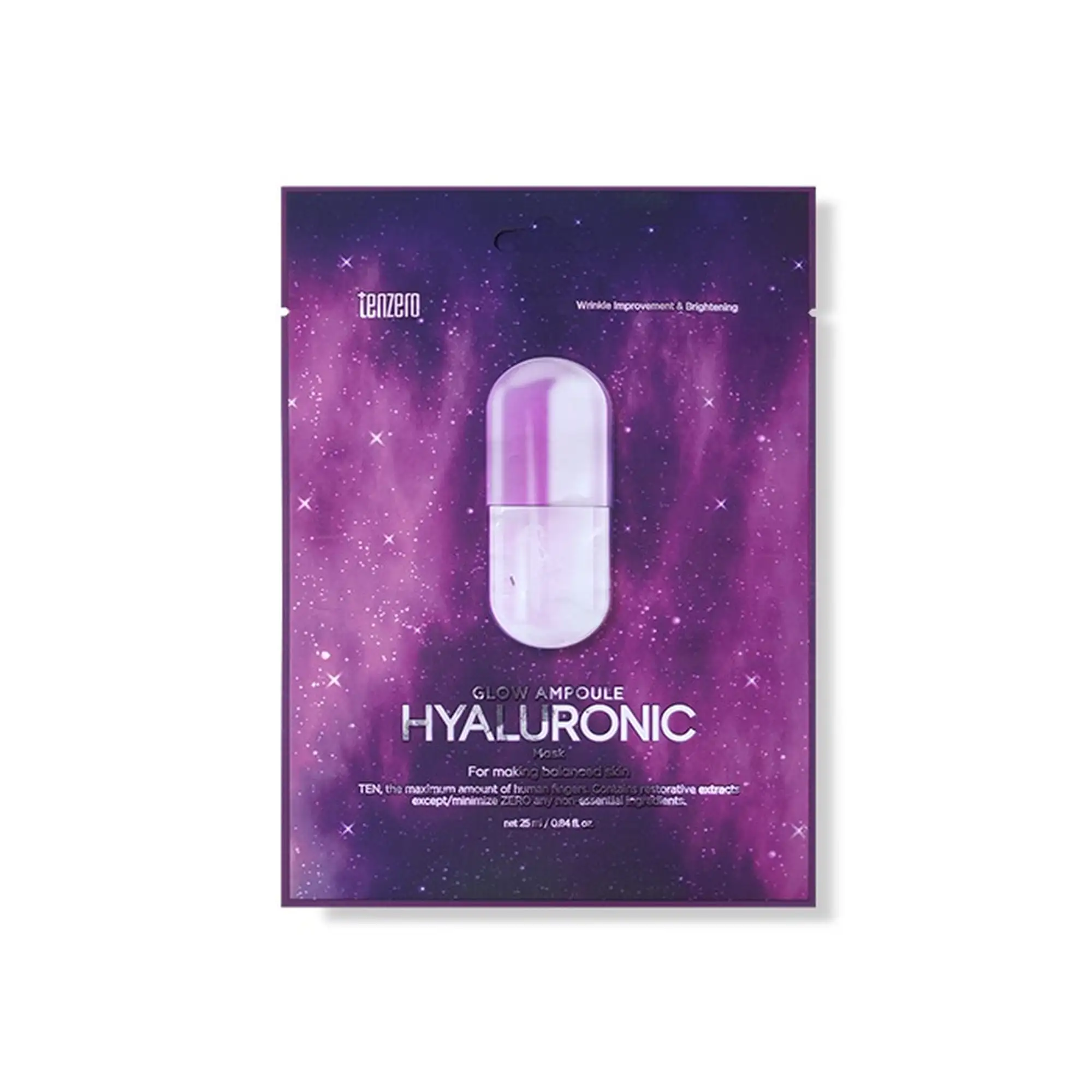 Tenzero Glow Ampoule Hyaluronic Mask