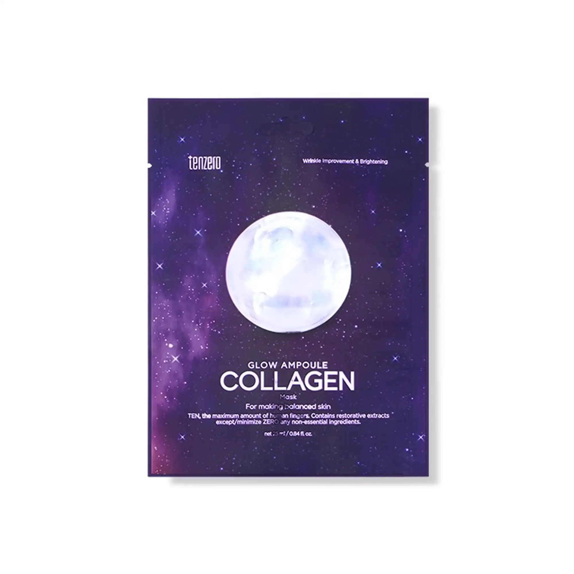 Tenzero Glow Ampoule Collagen Mask