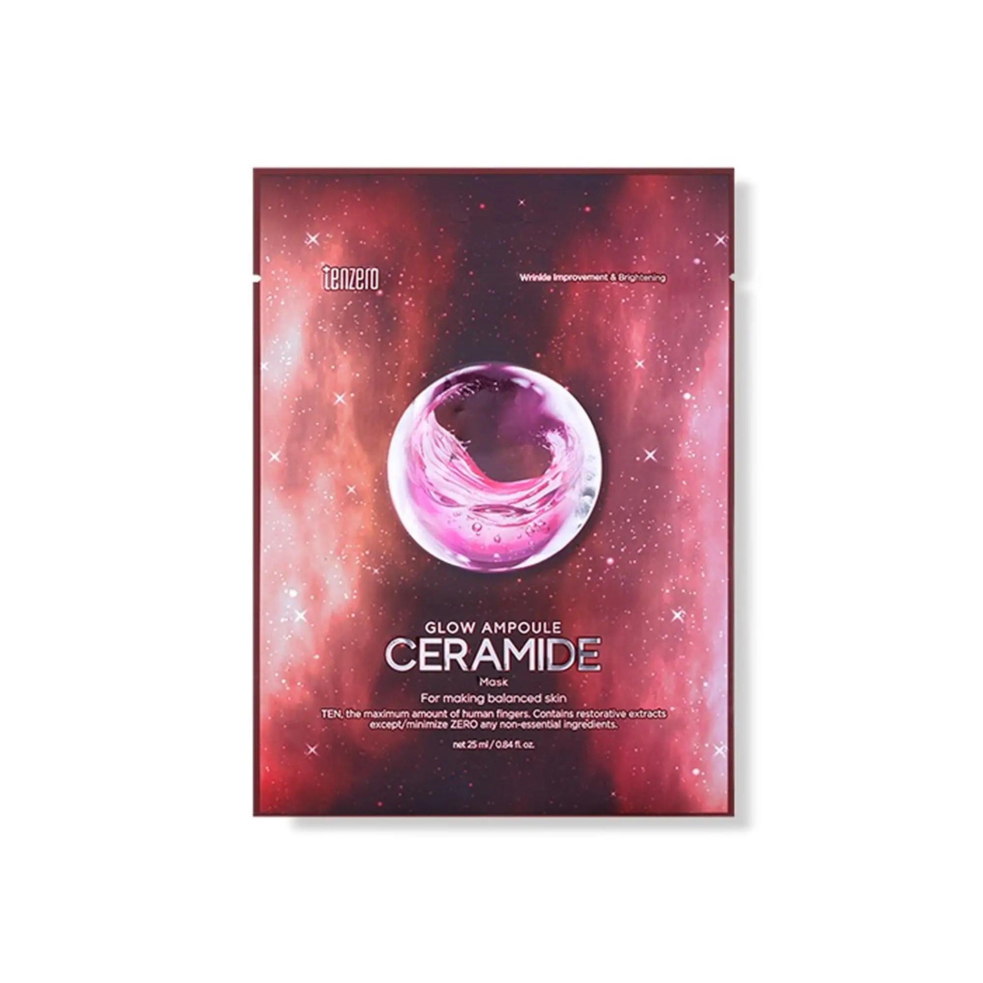Tenzero Glow Ampoule Ceramide Mask