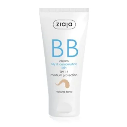 Ziaja BB Cream– Oily & Combination Skin - SPF15 50ml